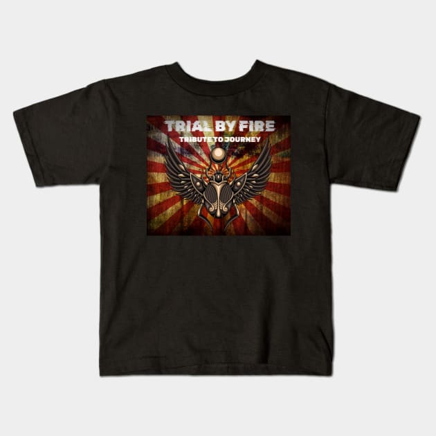 flag Kids T-Shirt by Trial by Fire Tribute to Journey